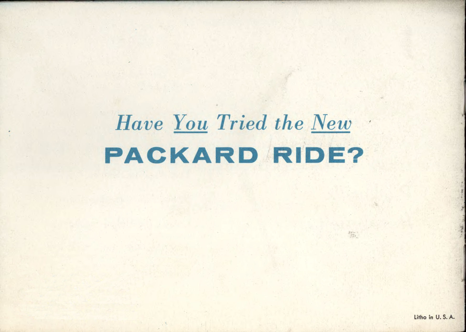 1955 Packard Torsion Ride Brochure Page 7